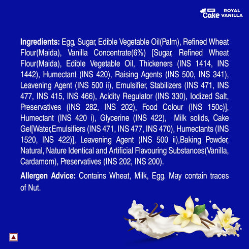 Unibic Foods India Pvt Cake - Royal Vanilla